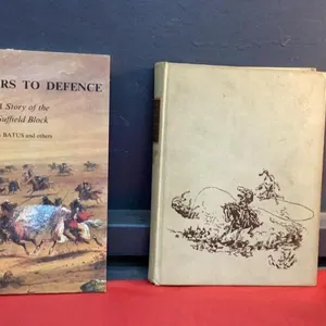 (2) HISTORY BOOKS - "DINOSAURS TO DEFENCE" STORY OF THE SUFFIELD BLOCK AND "TRAILS PLOUGHED UNDER" BY CHARLES M. RUSSELL