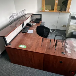 Reception Desk w/ Chair & File Cabinet
 UNRESERVED