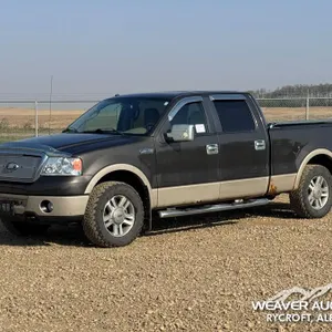 2008 FORD LARIAT F150 CREW CAB PICKUP