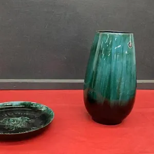 (2) BMP PIECES - SILVER JUBILEE TRAY, VASE...BOTH ARE MARKED