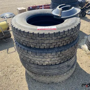 (4) Tires w/ Disc Blade Hub Shields
 UNRESERVED