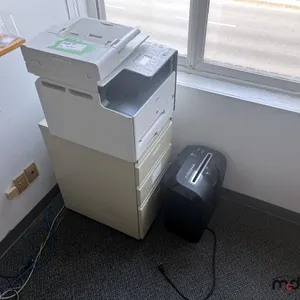 Canon Printer, File Cabinet & Paper Shredder
 UNRESERVED