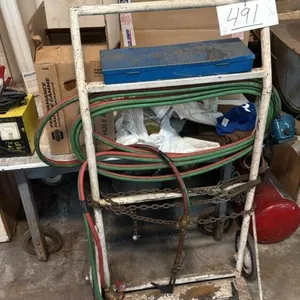 Acetylene Torch and hose and cart