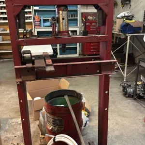 Shop built hyd press