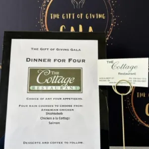 Dinner for 4 (The Cottage)
 UNRESERVED