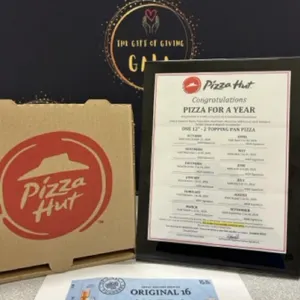 (2) 15-Pack Cases of Beer and (1) Free Pizza a Month for a Year (Pizza Hut & Great West Brewery)
 UNRESERVED