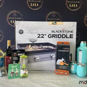 Griddle, (2) Bottles of Wine & Canteen Set (Winmar)
 UNRESERVED