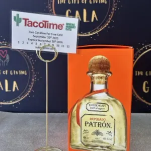 Bottle of Tequila and 2 Can Dine Once a Month for a Year (Taco Time)
 UNRESERVED
