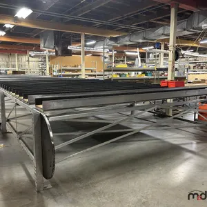48' Work Table w/ Chain Rolling Sections 
 UNRESERVED
