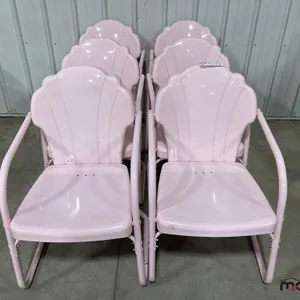 (6) Metal Chairs
 UNRESERVED