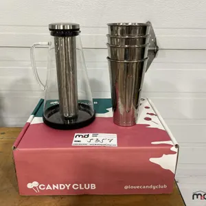 Box of Teapot and Milkshake Glasses
 UNRESERVED