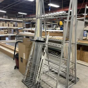 Rack w/ Contents and Shop Vac
 UNRESERVED
