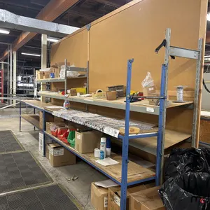 Work Bench w/ Contents and Racking 
 UNRESERVED