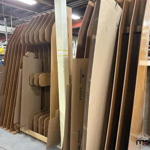Wood Racks w/ Cardboard 
 UNRESERVED