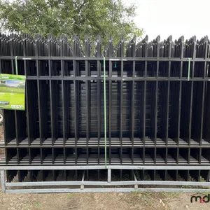 (22) Hurricane 10' Wrought Iron Site Fence Sections
 UNRESERVED