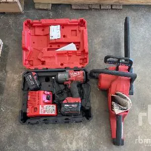 Quantity of (2) Milwaukee Cordless Tools
