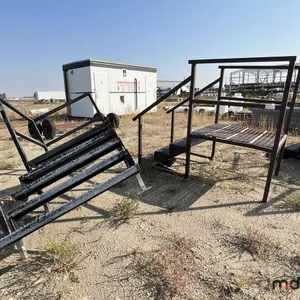 (2) 4' Wide Steel Staircases
 UNRESERVED