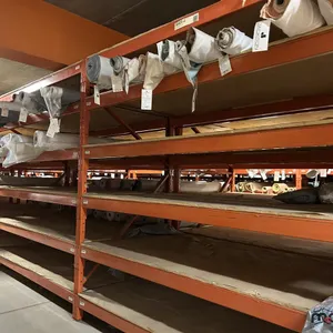 Contents of Racking Including Assorted Rolls of Fabric (First Floor)
 UNRESERVED