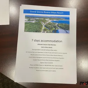 7-Days Accommodation at the Grand Sirenis Riviera Maya Resort Approx. Value $1,160
 UNRESERVED