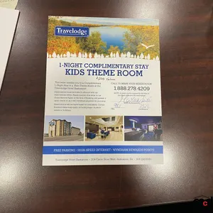 Travelodge 1-Night Stay in a Kids Theme Room $200 Value
 UNRESERVED