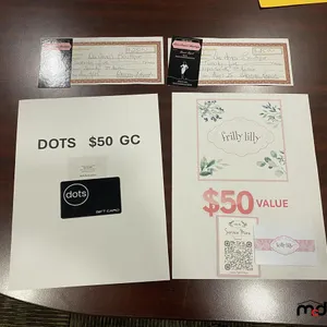 DeAnna's Boutique Frilly Lily & Dots Gift Certificates Value of $150
 UNRESERVED