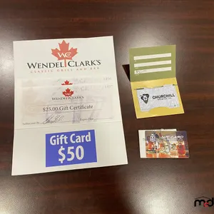 Churchill Brewing Co, The Thirsty Scholar & Wendell Clarks Classic Grill & Bar Gift Certificates Value of $150
 UNRESERVED