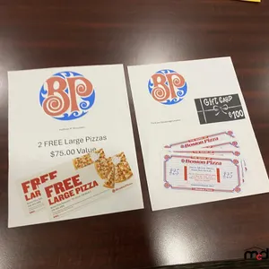 Boston Pizza Gift Certificates Value $175
 UNRESERVED