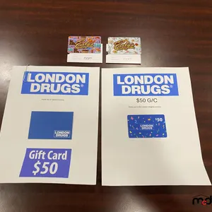 London Drugs & Early's Farm & Garden Centre Gift Cards
 UNRESERVED