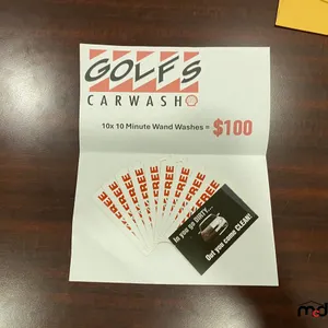 Golf's Car Wash (10) 10-Minute Wand Washes $100 Value
 UNRESERVED
