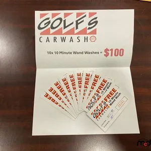 Golf's Car Wash (10) 10-Minute Wand Washes $100 Value
 UNRESERVED