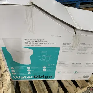 Water Ridge (1) Piece Toilet w/ Seat
 UNRESERVED