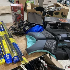 Mini Dutch Ovens, Life Jacket, Solar String Lights, Pots and Pans, Work Gloves and Wiper Blades
 UNRESERVED