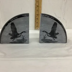 SIKU STONE BOOKENDS - CANADA GOOSE