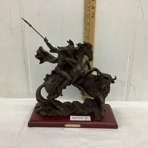 RESIN “BRONZE LIKE” INDIGENOUS STATUE - LIBERTY BRONZE COLLECTION