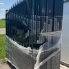 (10) steel fence panels