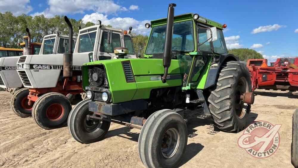 Deutz DX160 2WD tractor, S/N 7624-0871, F185