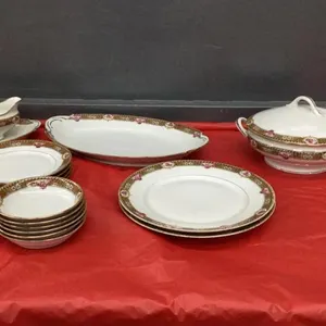 22 PIECES OF F. LEGRAND CHINA