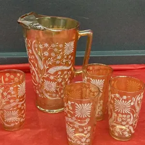6 PC. LUSTERWARE BEVERAGE SET