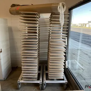(2) Hafele Drying Racks w/ Wheels
 UNRESERVED