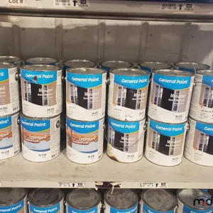 Shelf of Assorted Paint
 UNRESERVED