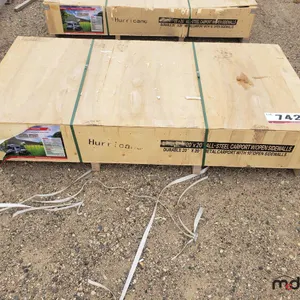 Hurricane MSC2020F All-Steel Carport (20'x20') w/ 10' Open Sidewalls
 UNRESERVED
