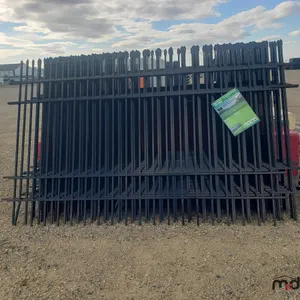 (22) F10 Hurricane 10' Wrought Iron Site Fence Panels
 UNRESERVED