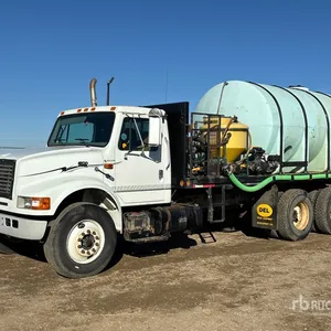 1999 International 4900 6x4 Flatbed Truck