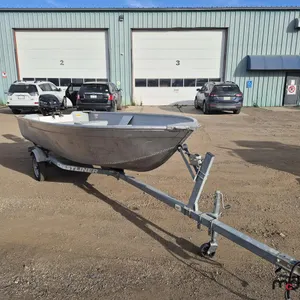 2015 Crestliner (14') Aluminum Boat w/ 15HP Mercury Outboard Motor & Trailer