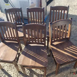 (6) Wooden Seating Chairs
 UNRESERVED