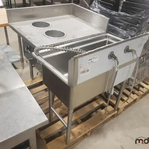 Stainless Steel Sink & Steam Table
 UNRESERVED
