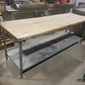 Wood Top Work Table
 UNRESERVED