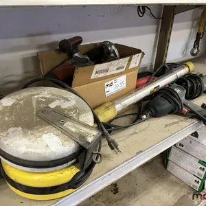 Plunge Router, Assorted Corded Tools and Retracting Cords
 UNRESERVED