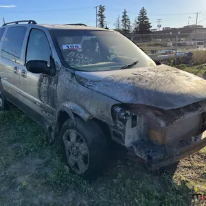 SALVAGE UNIT: 2006 Pontiac Montana S Van (Silver) Fire
 UNRESERVED
