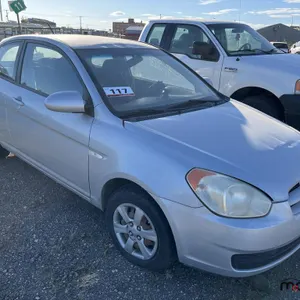 SALVAGE UNIT: 2007 Hyundai Accent Car (Silver)
 UNRESERVED